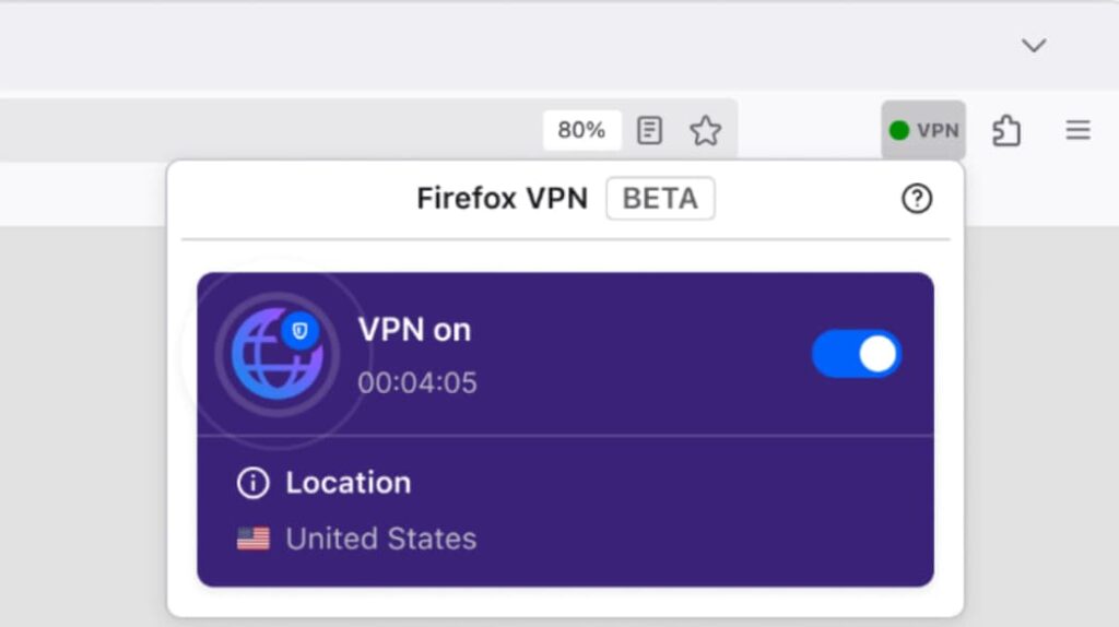 Mozilla firefox VPN